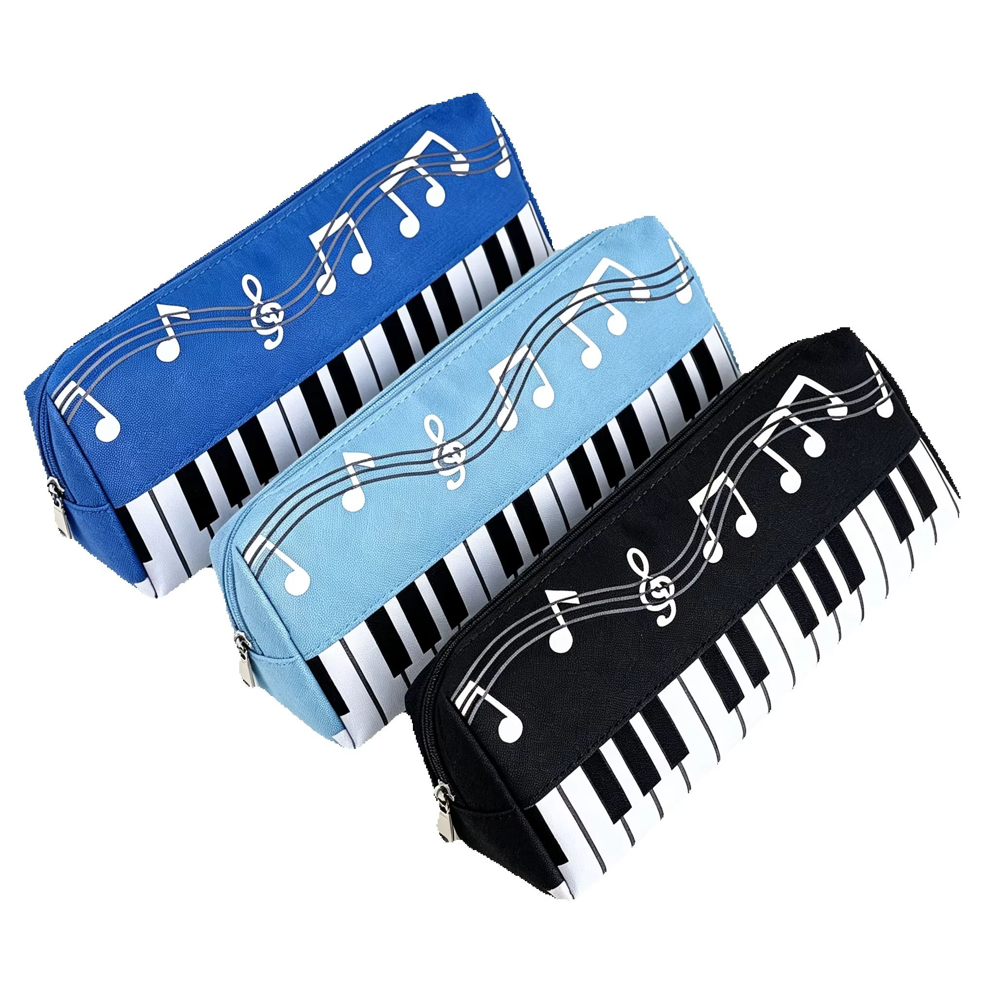 Audio Music Notes - Estojo de lápis com design de
