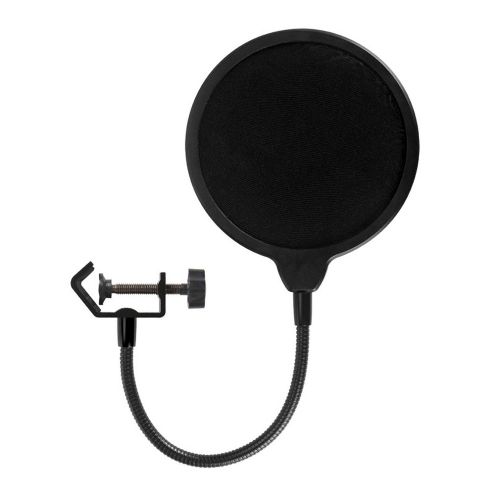 Recording Pop Filter - Camada dupla durável windscreen studio microfone