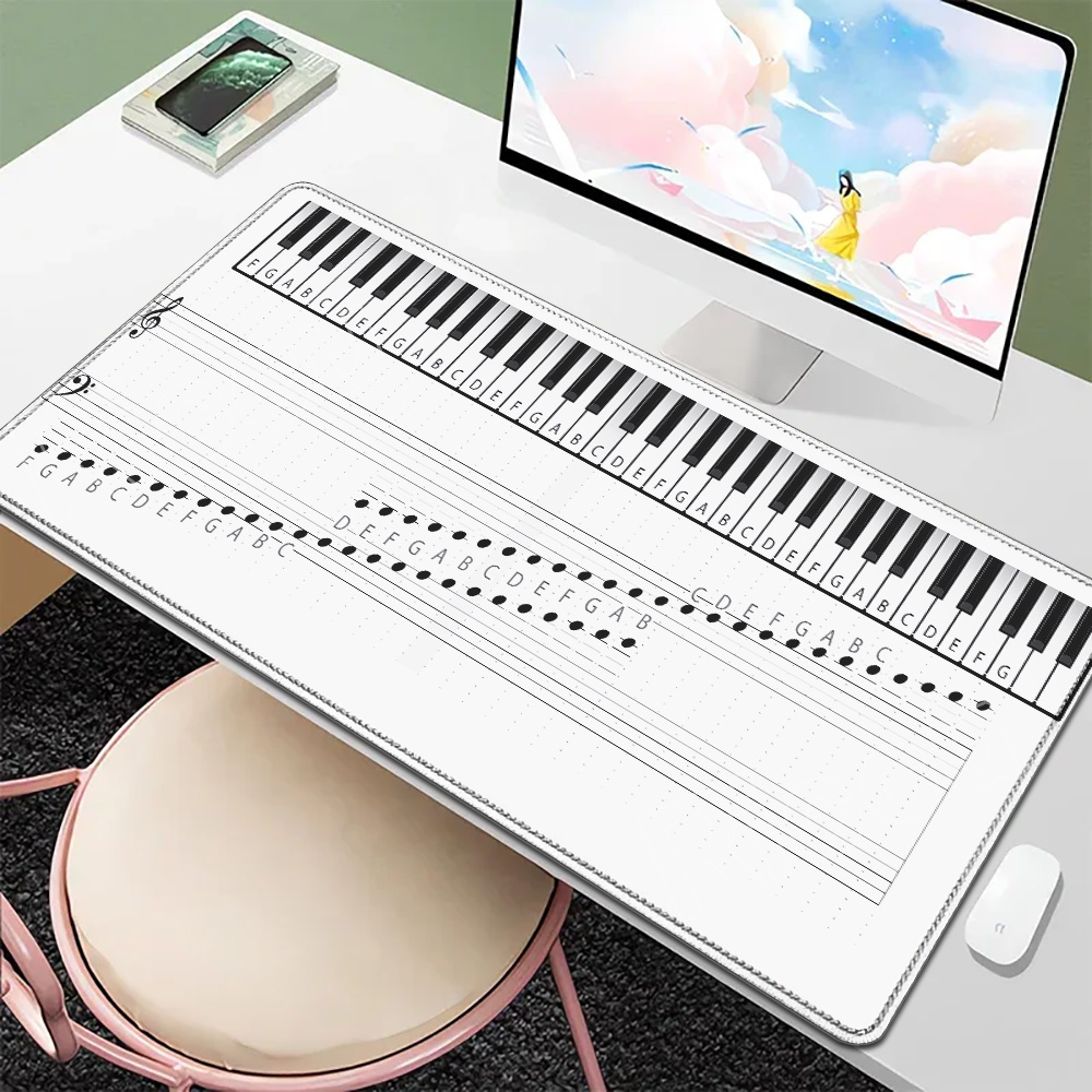 Audio Music Notes - Tapete de mesa de borracha antiderrapante,