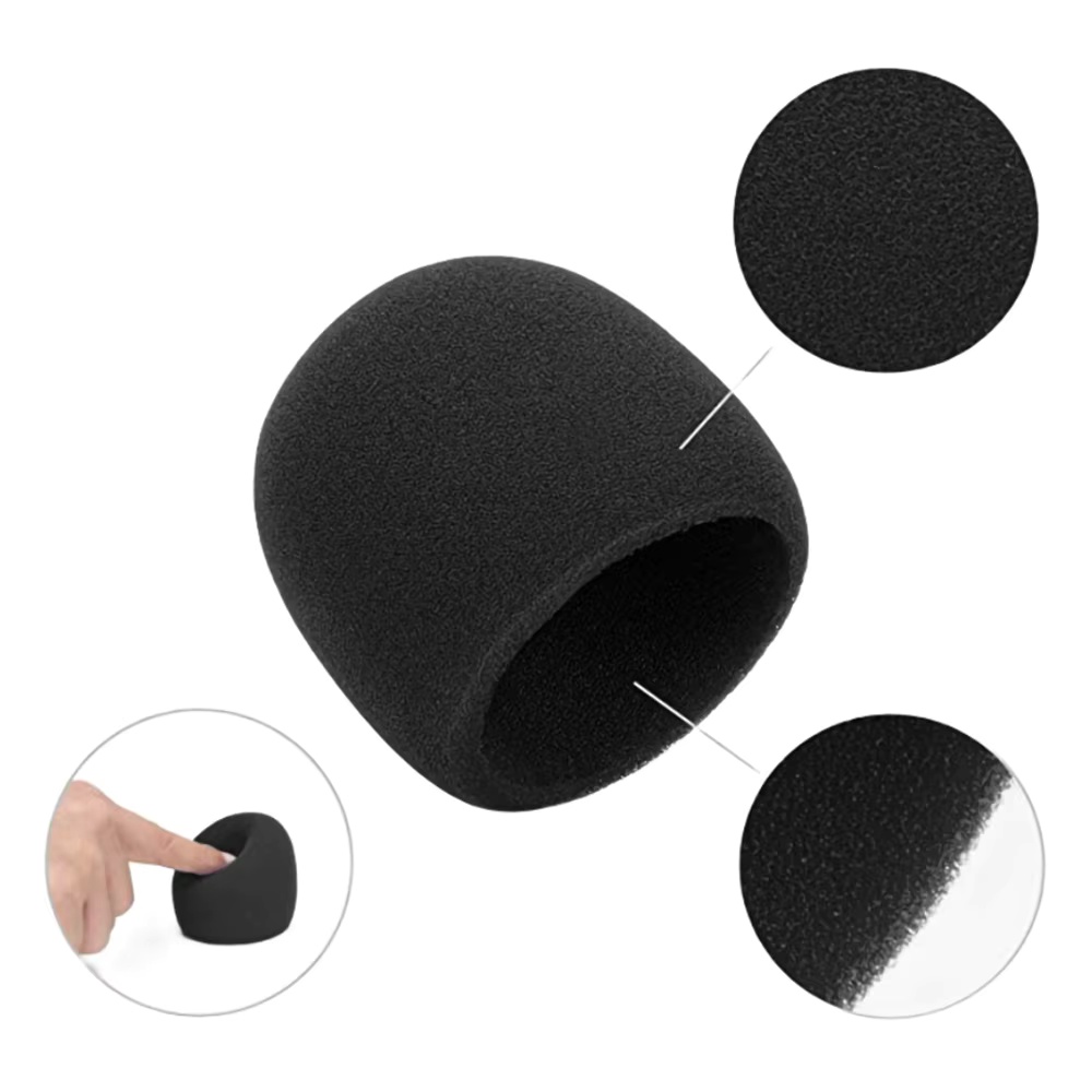1/2/3 pces microfone esponja c - Recording Pop Filter avaliação e preço