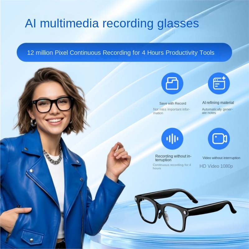 Óculos Inteligentes OLOIU Echo - Audio Music Notes avaliação e preço