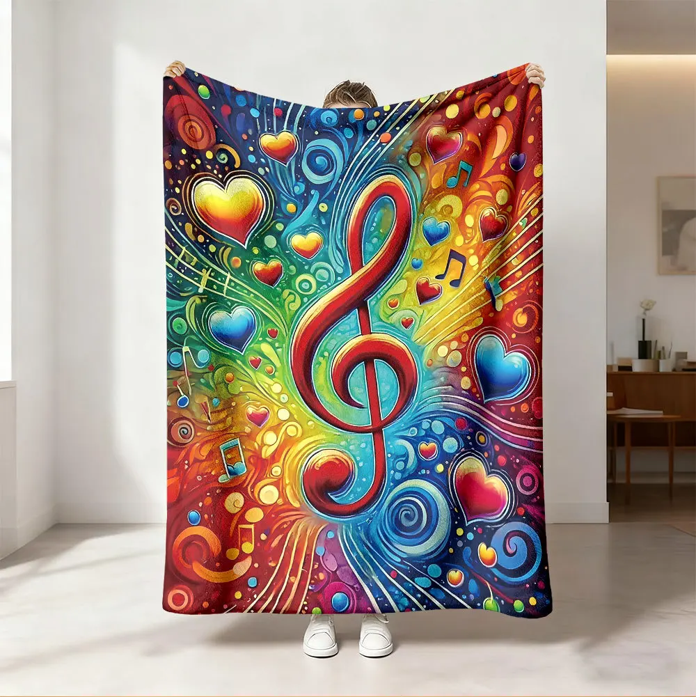 Cobertor Vibrante Neon Arco-Ír - Audio Music Notes avaliação e preço