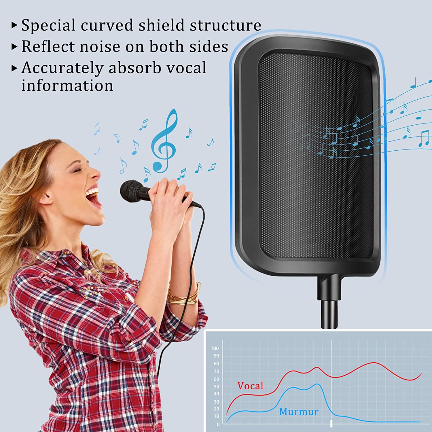 Filtro pop de metal universal  - Recording Pop Filter avaliação e preço
